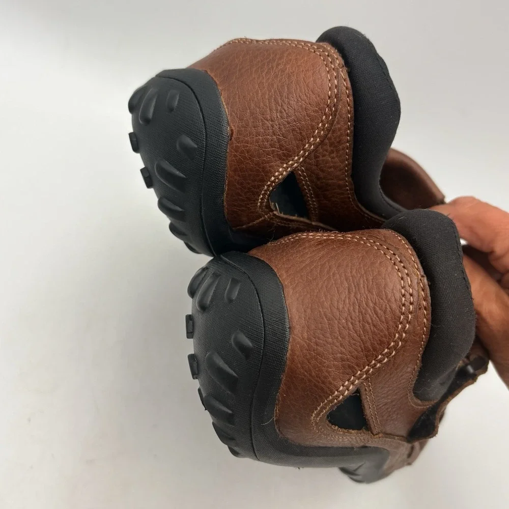G.H. Bass Bramble Brown Leather Fisherman Sandals Closed Toe Sz 11.5 M Men's